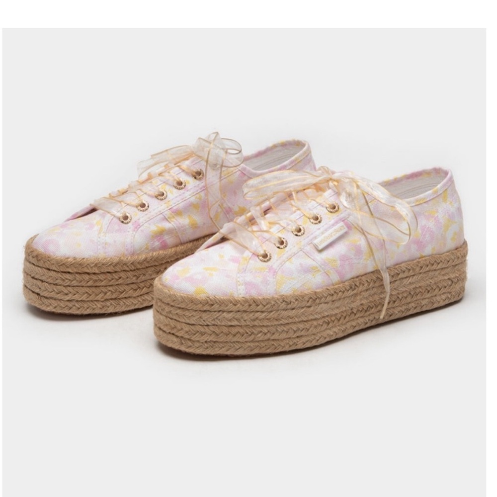 LoveShackFancy Pastel Espadrille Sneakers